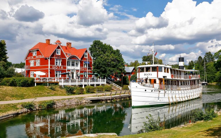 Göta kanal in Borensberg