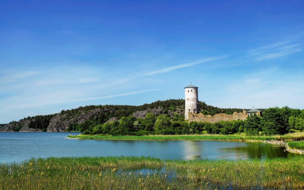 Stegeborg by the sea in Söderköping